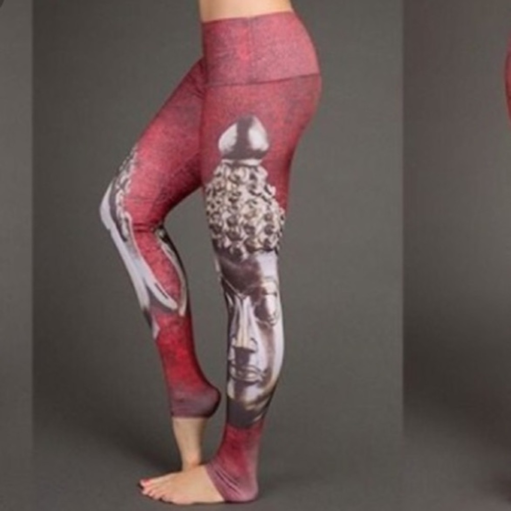 Noli red buddha leggings